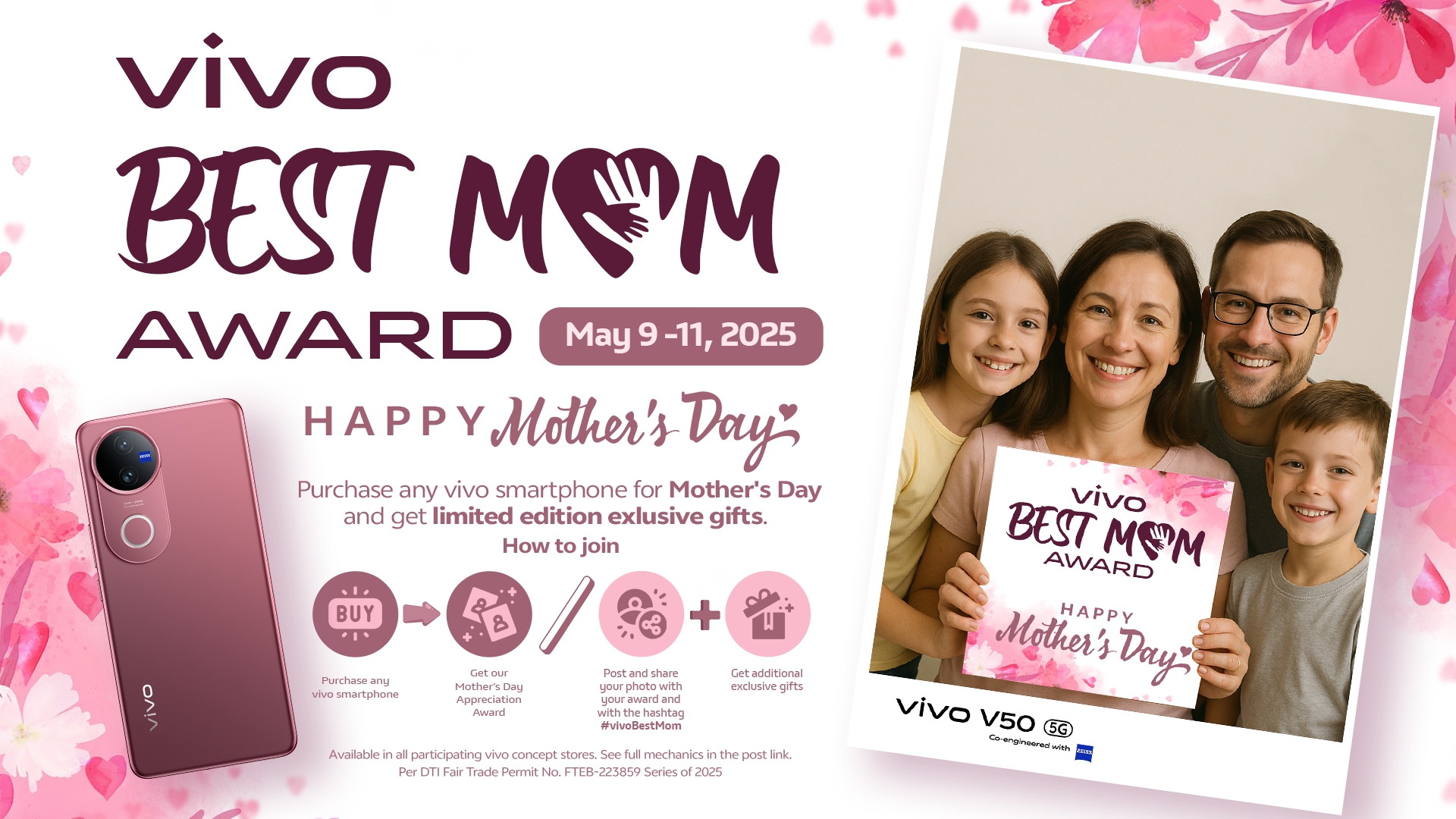 vivo v50 Mom Award Promo